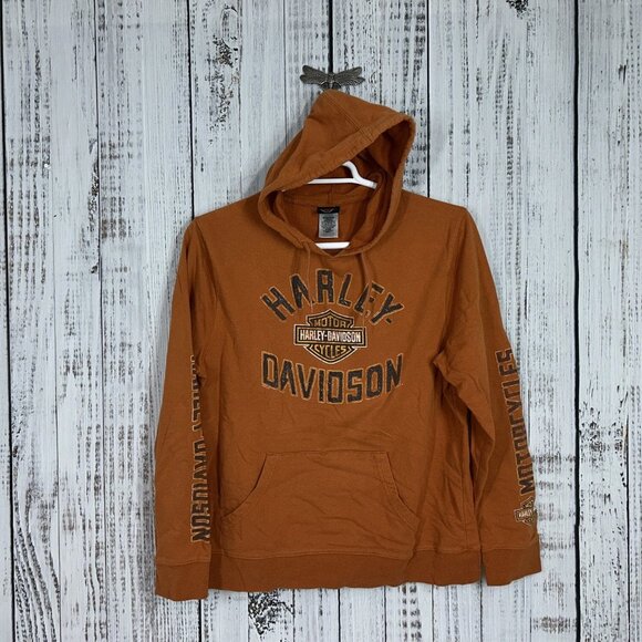 Lot of 4 Harley Davidson Mens Hoodies Sweatshirts Size L Motorcycle Biker Y2K - Picture 8 of 9